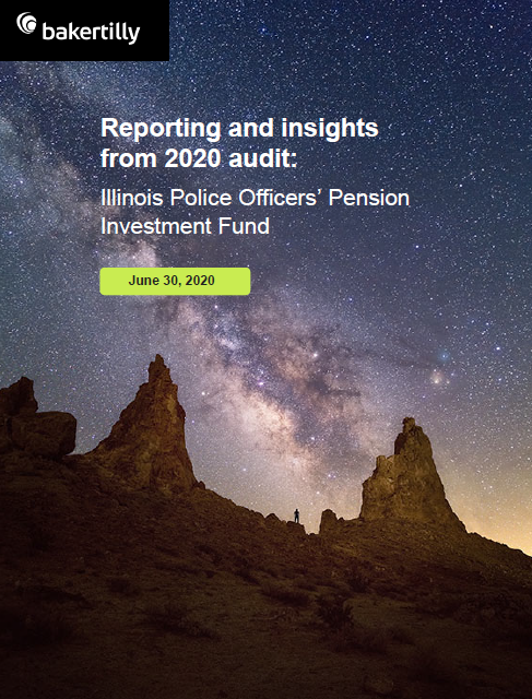 An Image of the cover of the 2020 audit.